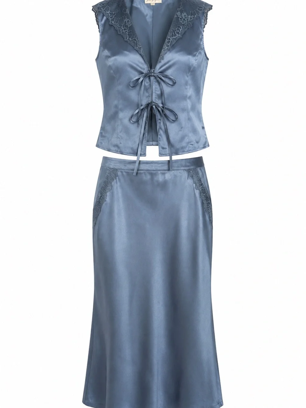 ✨ Free People Two-Piece Satin Set ✨